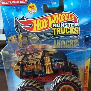 Will Trash It All Hot Wheels 2026 TREASURE HUNT Monster Truck - Black and Yellow